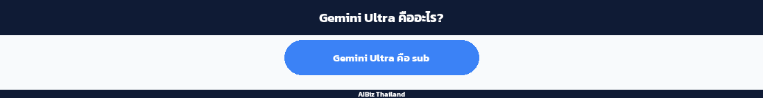Gemini Ultra คืออะไร?